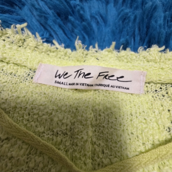 We The Free Early Bloomer Lime Shirt Size Small - Picture 9 of 9